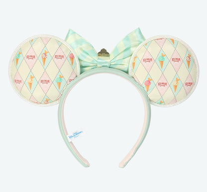 Japan Tokyo Disney Resort Ice cream cone Ears Minnie limited Cap Ears Headband