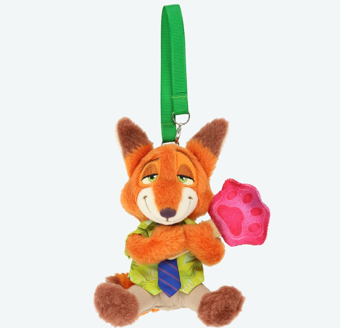 Japan Tokyo Disney Resort Plush Toy Keychain Zootopia Nick Ice Candy