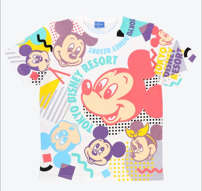 Japan Tokyo Disney Resort Mickey Minnie T-shirt 2025 limited