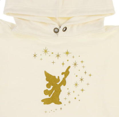 Japan Tokyo Disney Resort Store Mickey FANTASIA Parka Long Sleeve White