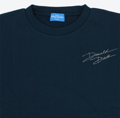 Japan Tokyo Disney Resort Donald Duck Sweatshirt Long sleeve 2025