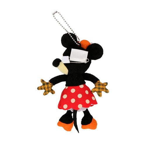 Japan Tokyo Disney Resort Minnie Plush Keychain Badge handcraft style