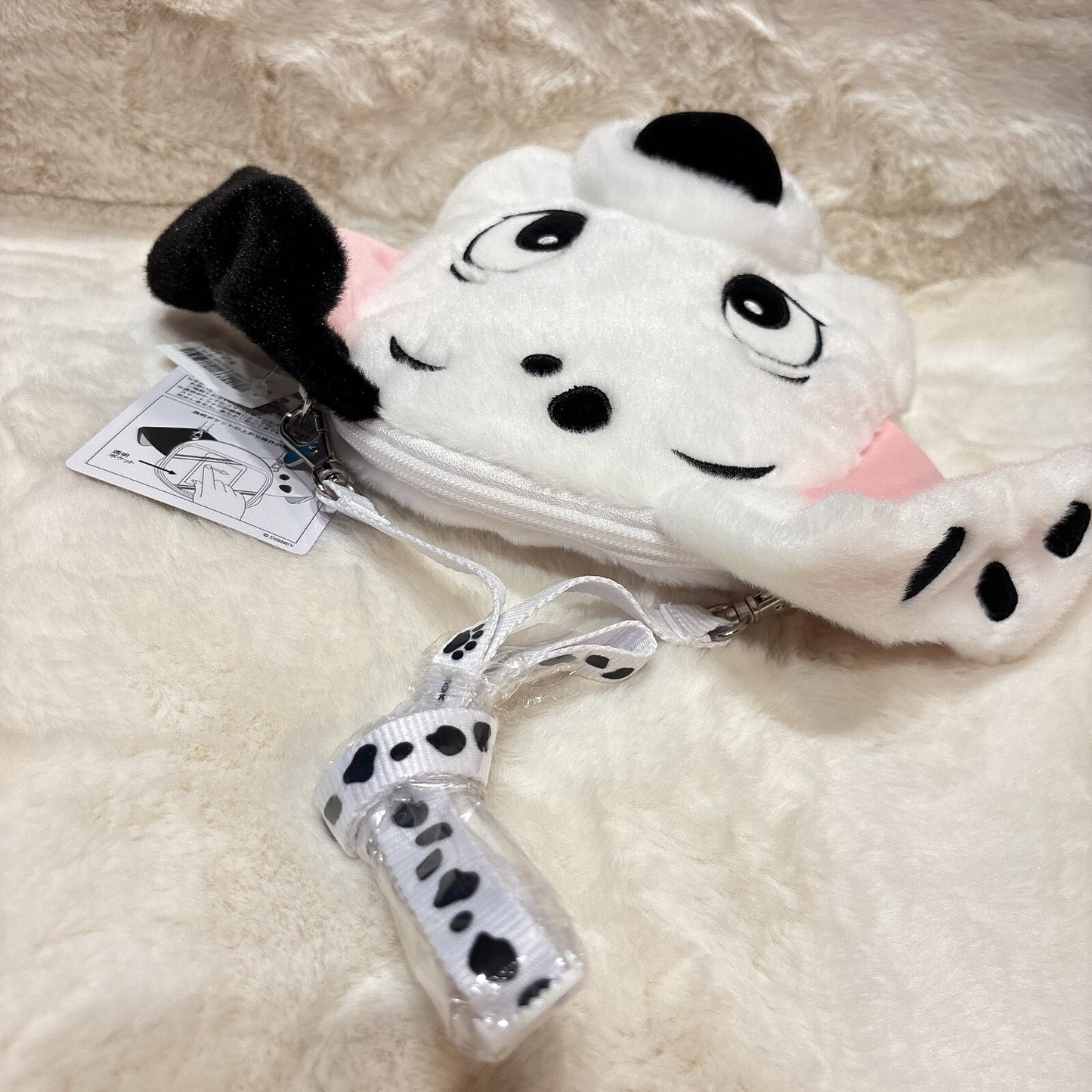 Japan Tokyo Disney Resort 101 Dalmatians Pouch Wallet shoulder bag