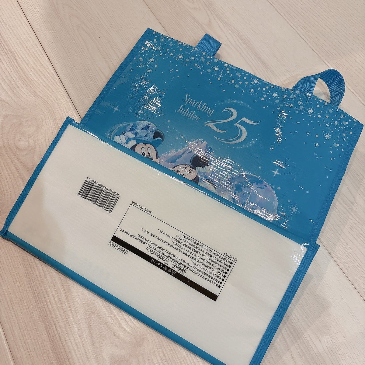 Japan Tokyo Disney Resort Sea 25th Sparkling Jubilee Shopping Bag Tote bag S