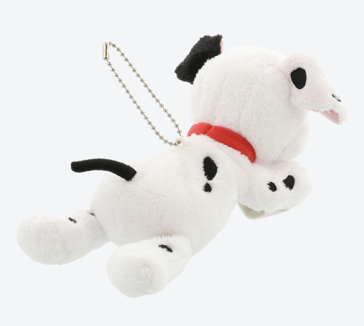 Japan Tokyo Disney Resort 101Dalmatians Plush Toy Keychain Shoulder Clip