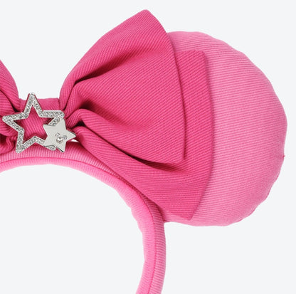 Japan Tokyo Disney Resort Ears HeadBand Hat Minnie Mouse Pink