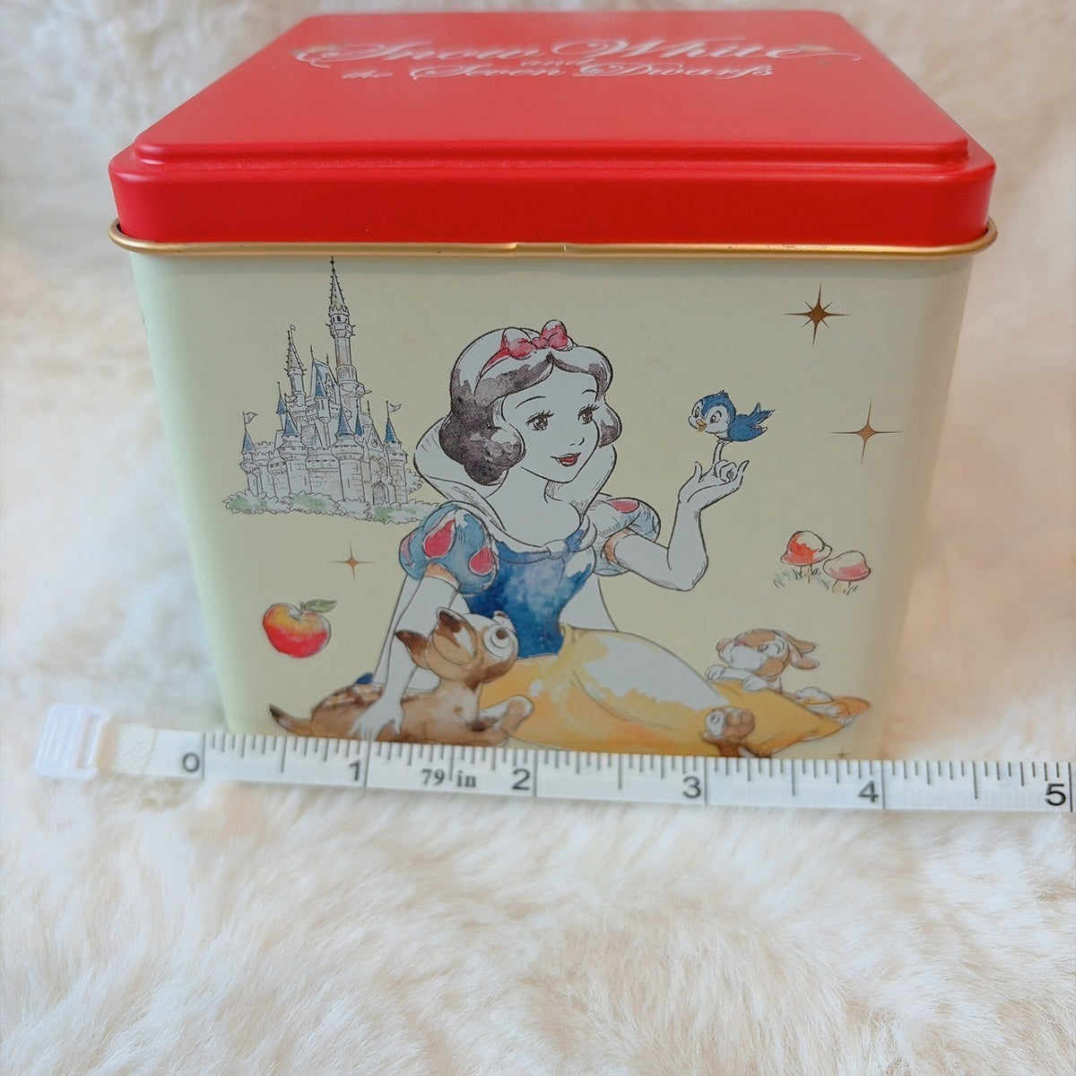 Japan Tokyo Disney Resort Assorted Cookies Tin Can Snow White The Seven Dwarfs