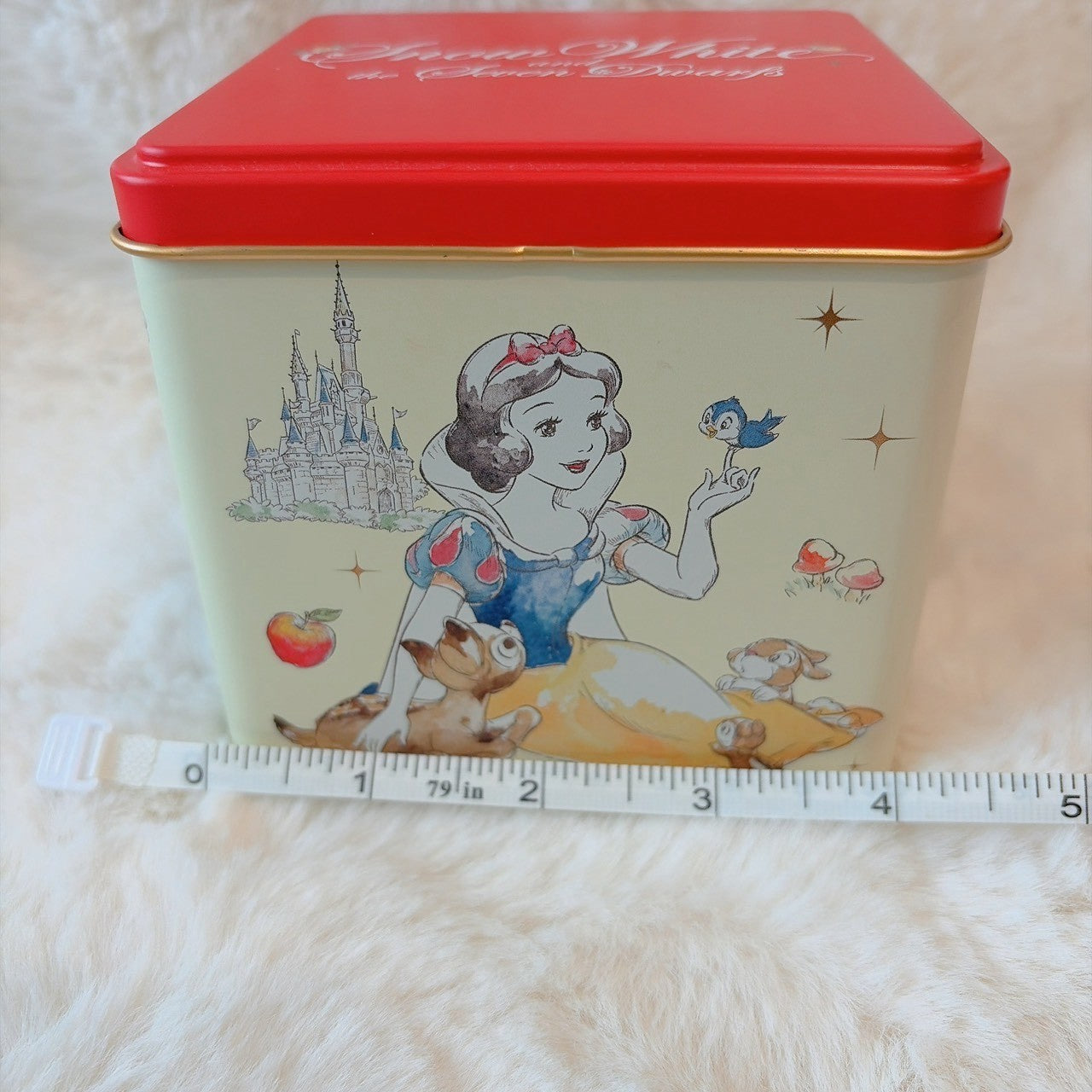 Japan Tokyo Disney Resort Assorted Cookies Tin Can Snow White The Seven Dwarfs