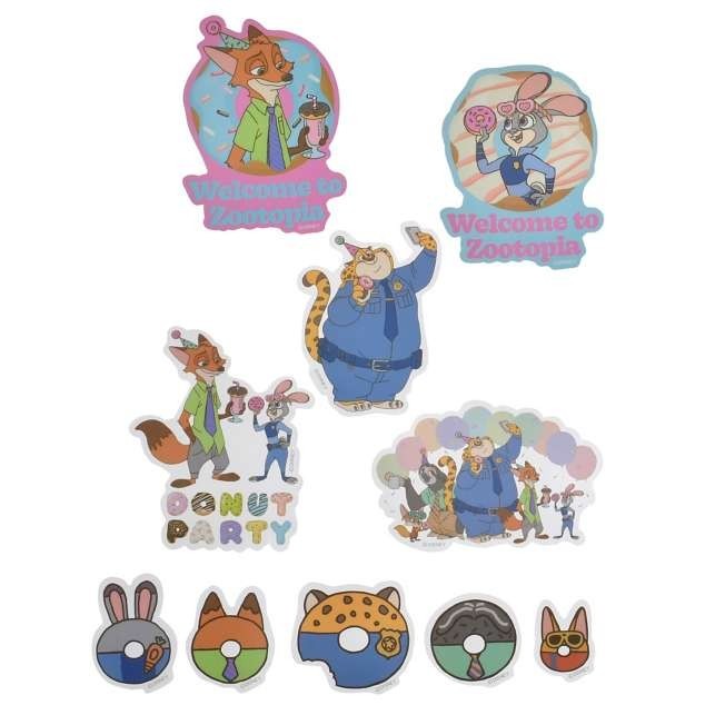 '+Japan Tokyo Disney Store Zootopia Stickers in Case 10th Anniversary Collection