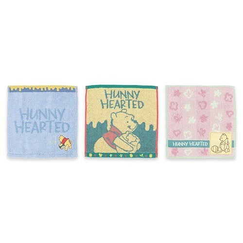 Japan Tokyo Disney Resort Winnie the Pooh Mini Towel Set Heartwarming