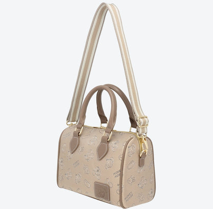 Japan Tokyo Disney Resort Mickey Mouse Tote Bag Shoulder Bag Beige Limited 2025