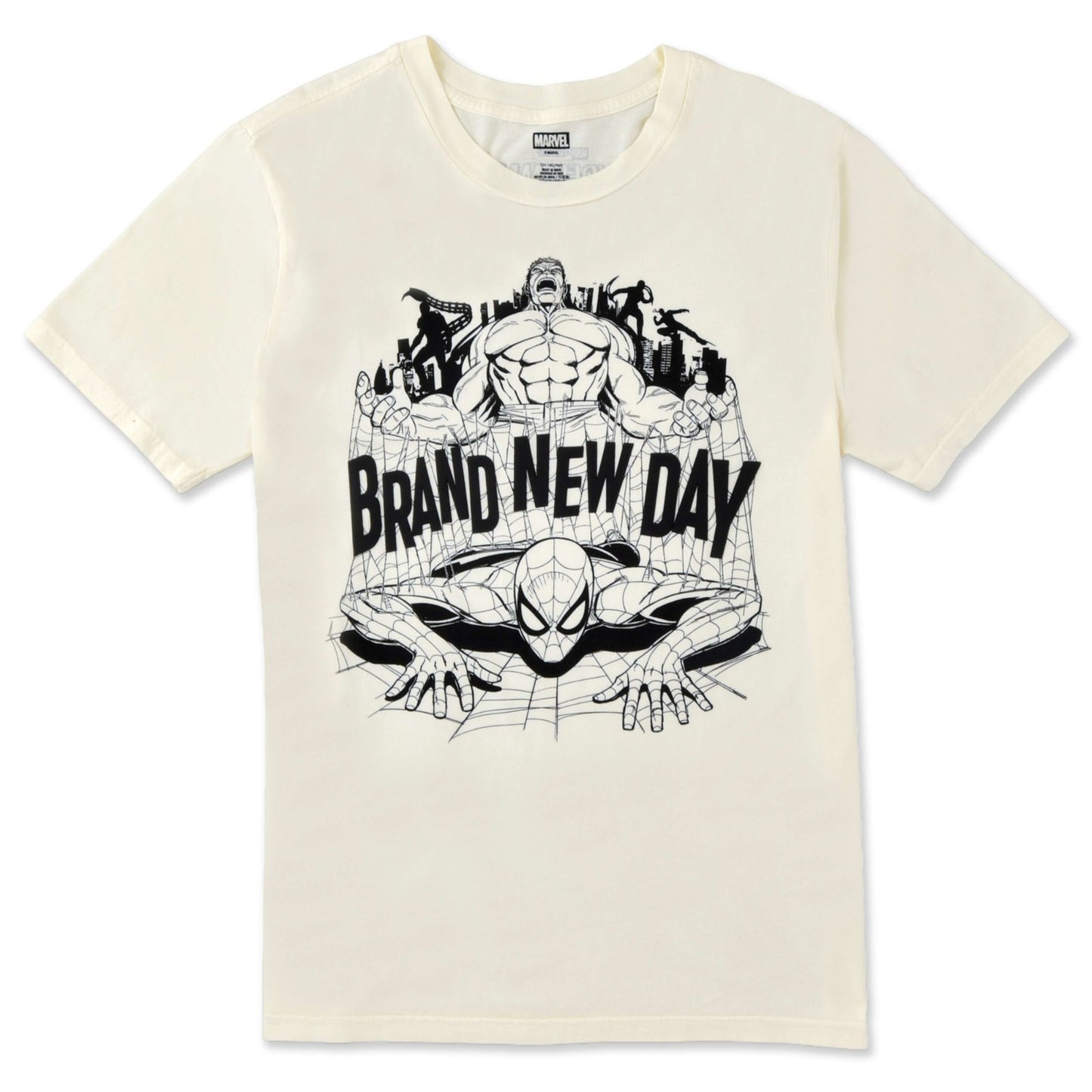 Japan Tokyo Disney Store Marvel Spider-Man & Hulk T-Shirt Brand New Day