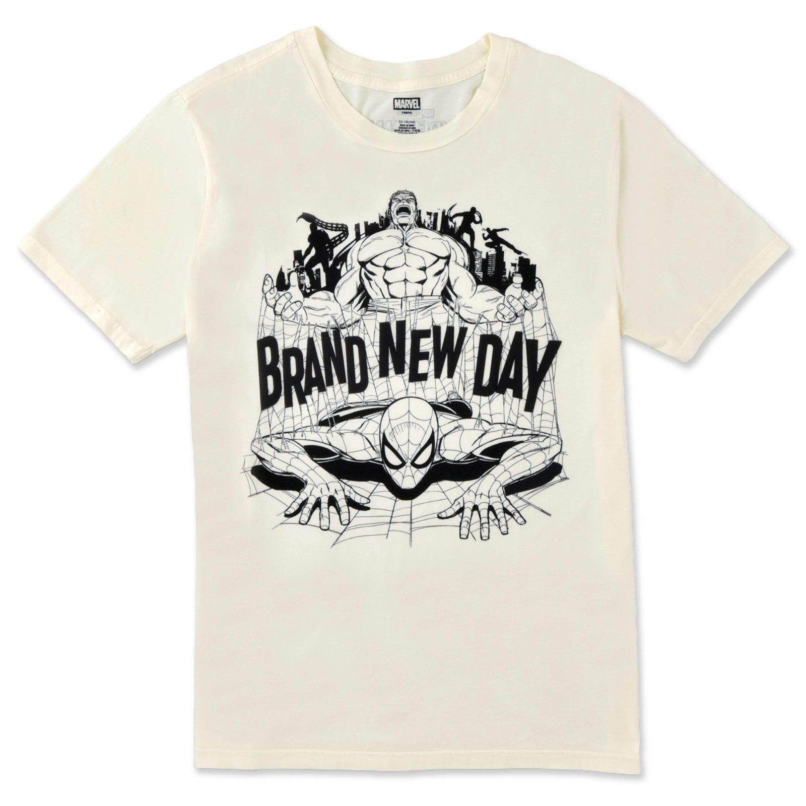 Japan Tokyo Disney Store Marvel Spider-Man & Hulk T-Shirt Brand New Day