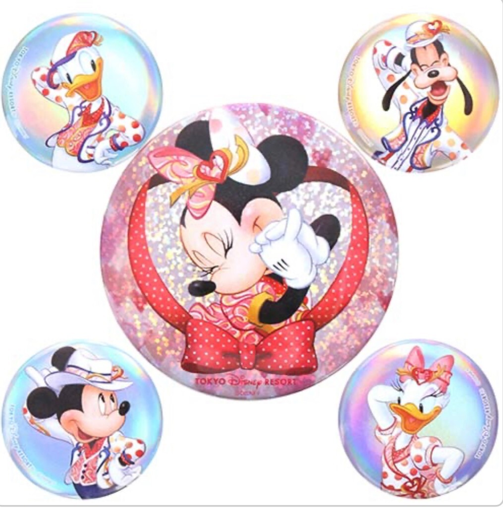 Japan Tokyo Disney Resort Minnie Besties Bash 2023 can badge