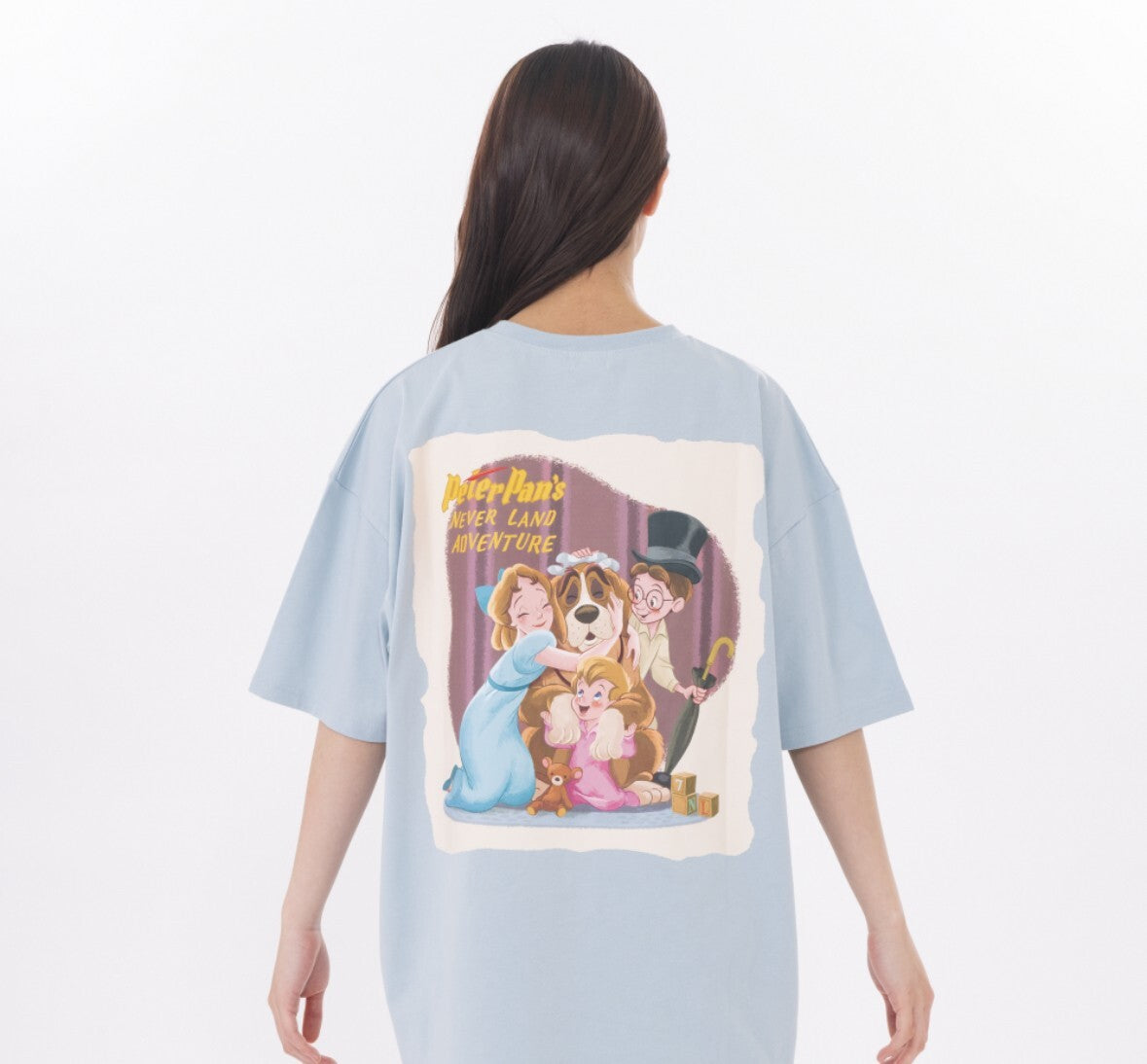 Japan Tokyo Disney Resort Fantasy Springs T-Shirt Peter Pan Darling Nana Michael