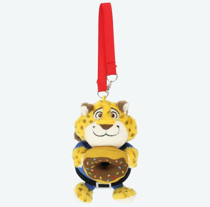 Japan Tokyo Disney Resort Plush Toy Keychain Zootopia Clauhauser
