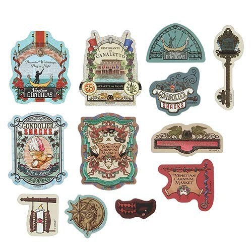 Japan Tokyo Disney Resort Palazzo Canal Postcards & Stickers
