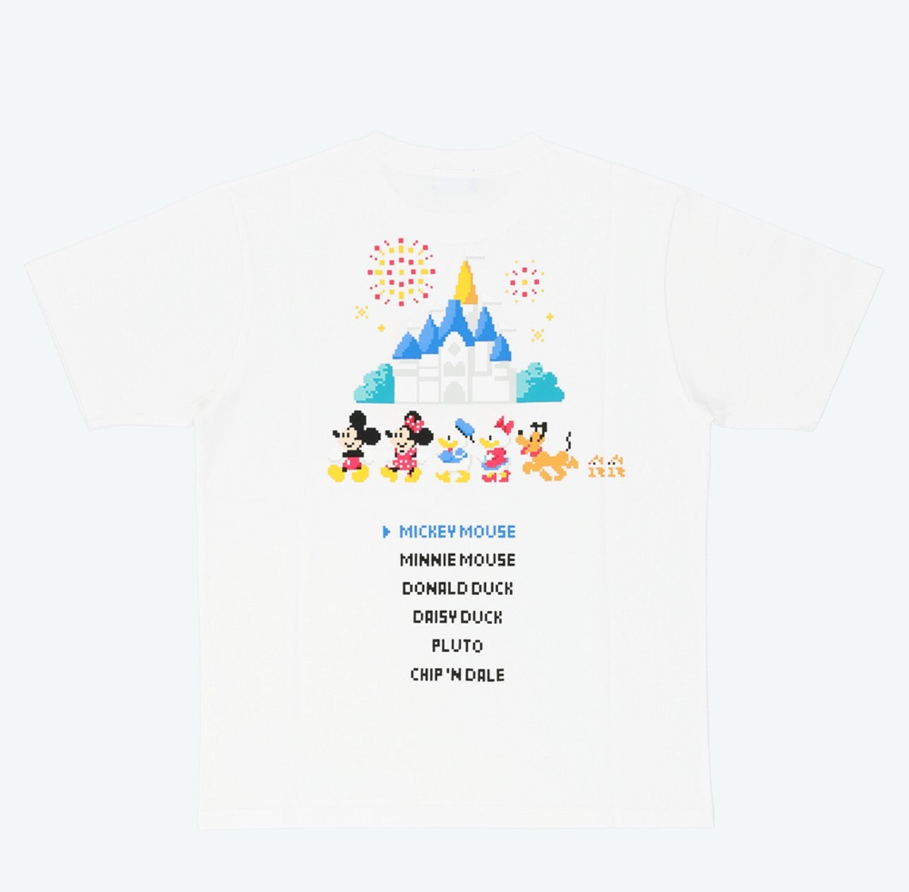 Japan Tokyo Disney Resort  T-Shirt Cinderella Castle Mickey Balloon Retro Game