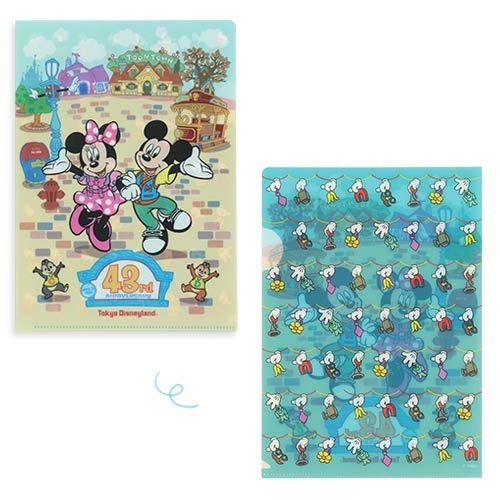 Japan Tokyo Disney Resort 43rd Anniversary Opening Postcard Clear Holder