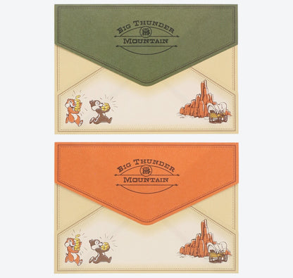 Japan Tokyo Disney Resort Big Thunder Mountain Mickey Letter set case