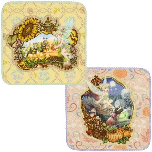 Japan Tokyo Disney Resort Mini Towel Set Tinker Bell Fantasy Springs