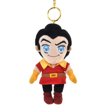 Japan Tokyo Disney Store Gaston Plush Toy Keychain Beauty and the Beast TINY