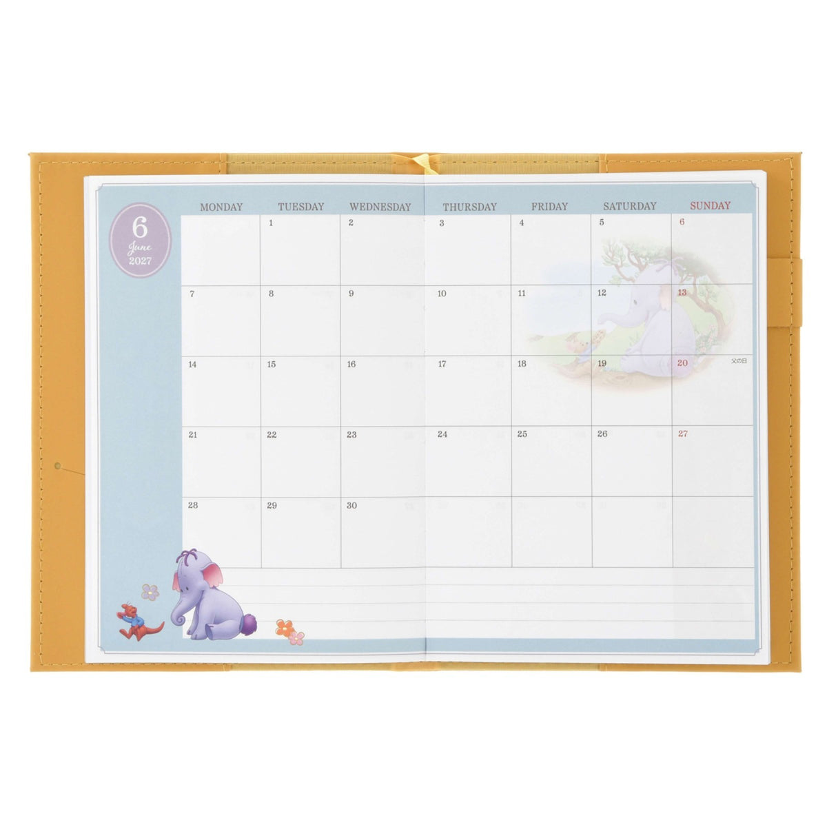 Japan Tokyo Disney Store Winnie the Pooh B6 Planner Schedule Book Diary 2027