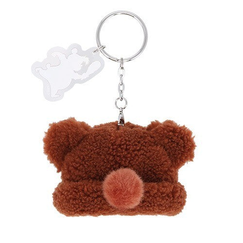 Japan Tokyo Disney Resort Cap Lost Kids Peter Pan Keychain Brown Fantasy Springs