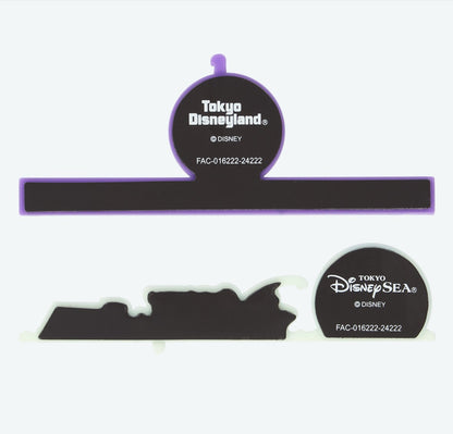 Japan Tokyo Disney Resort Logo Magnet Set of 2 Cinderella castle Land Sea