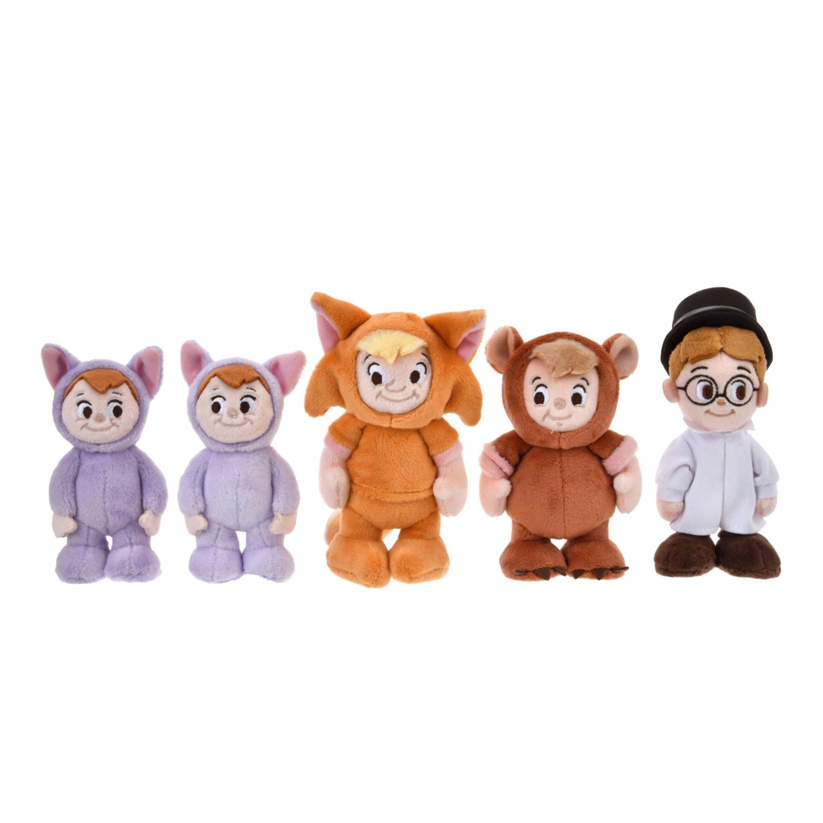 Japan Tokyo Disney Store Peter Pan Plush Toy Set Disney stanDs Lost Kids Michael