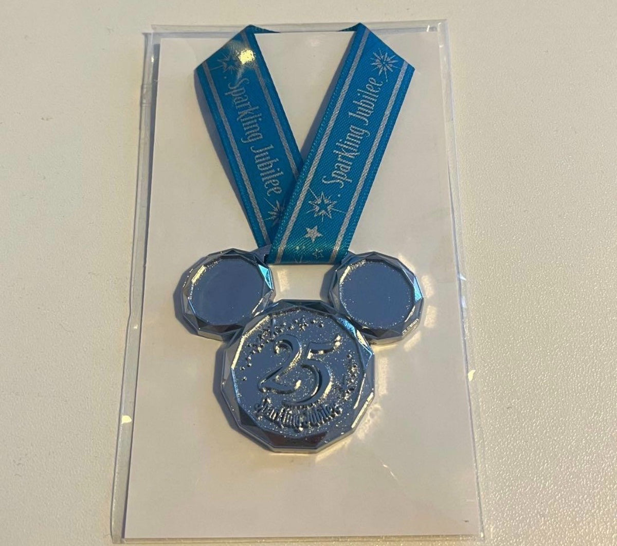 Japan Tokyo Disney Resort Sea 25th Mickey Souvenir Sparkling Jubilee Medal