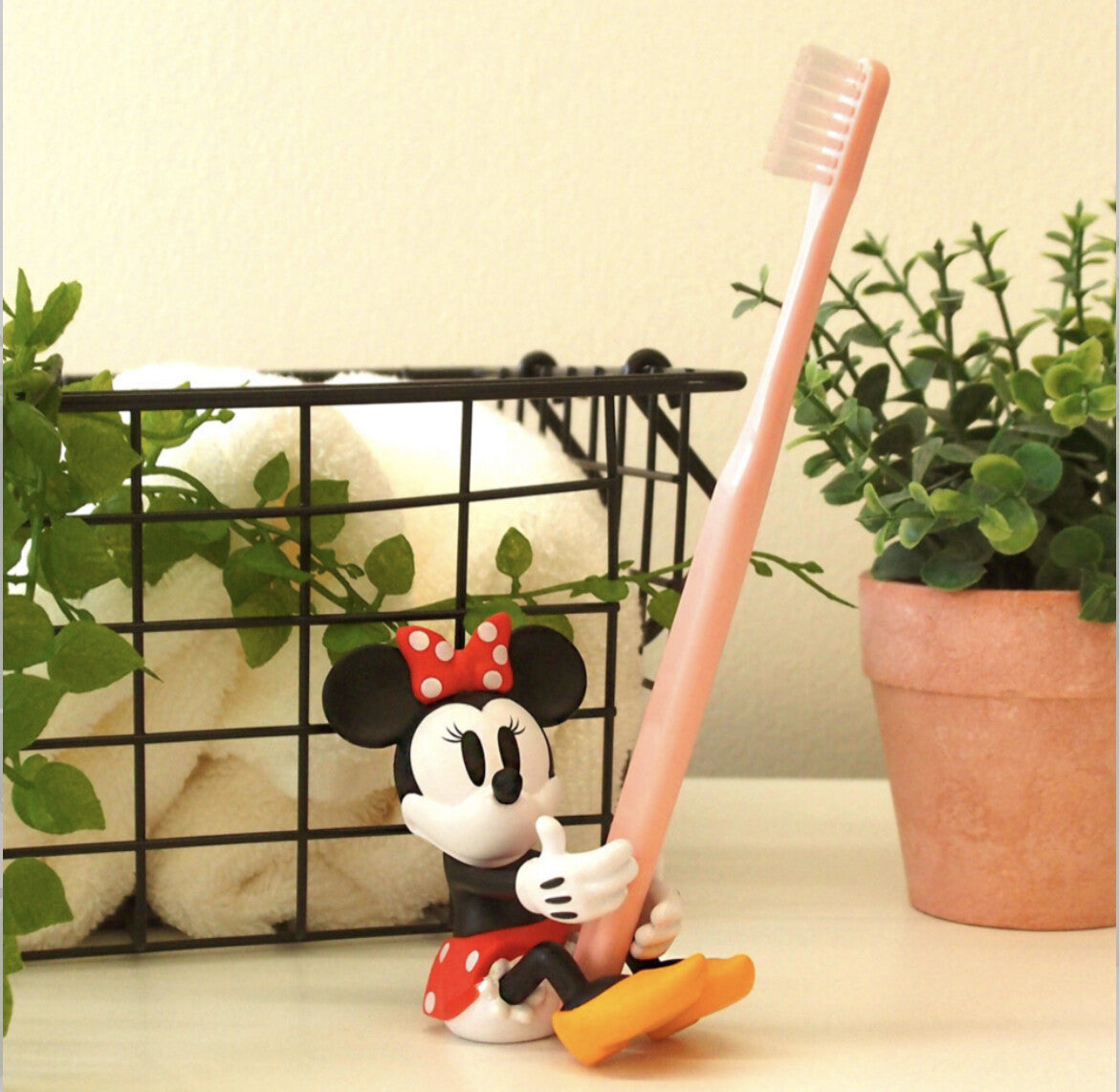 Japan Disney Toothbrush Stand Figure Multi Stand Minnie Mouse
