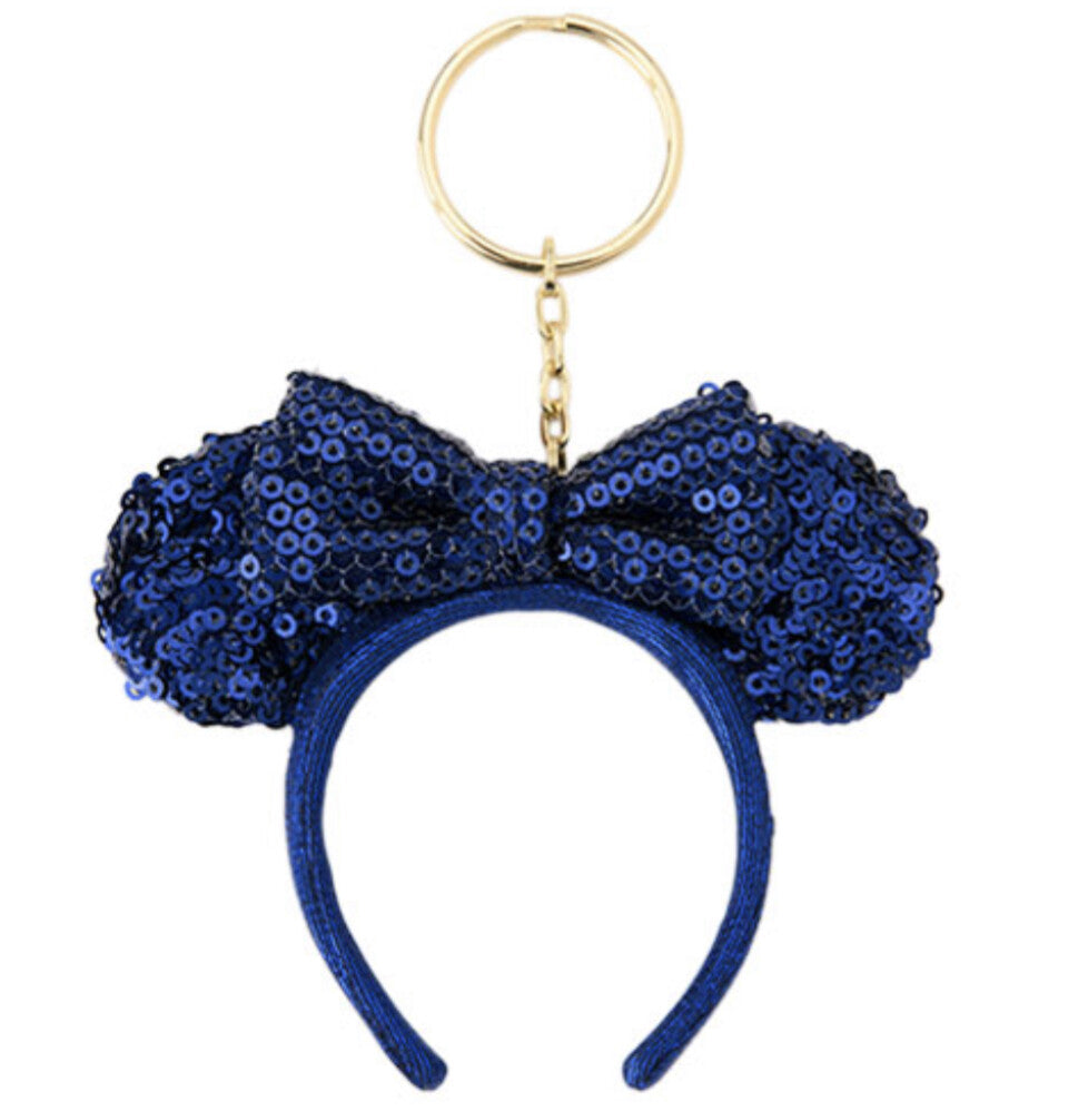 Japan Tokyo Disney Resort mickey Minnie Sequin Headband Ears nuiMOs Keychain　　　　