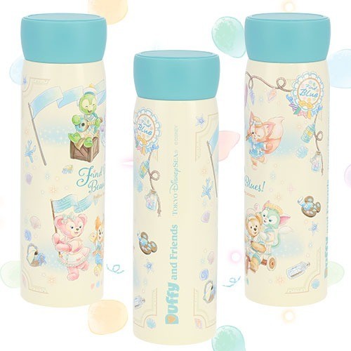 Japan Tokyo Disney Resort Find Your Beautiful Blue Duffy Stainless Steel Bottle