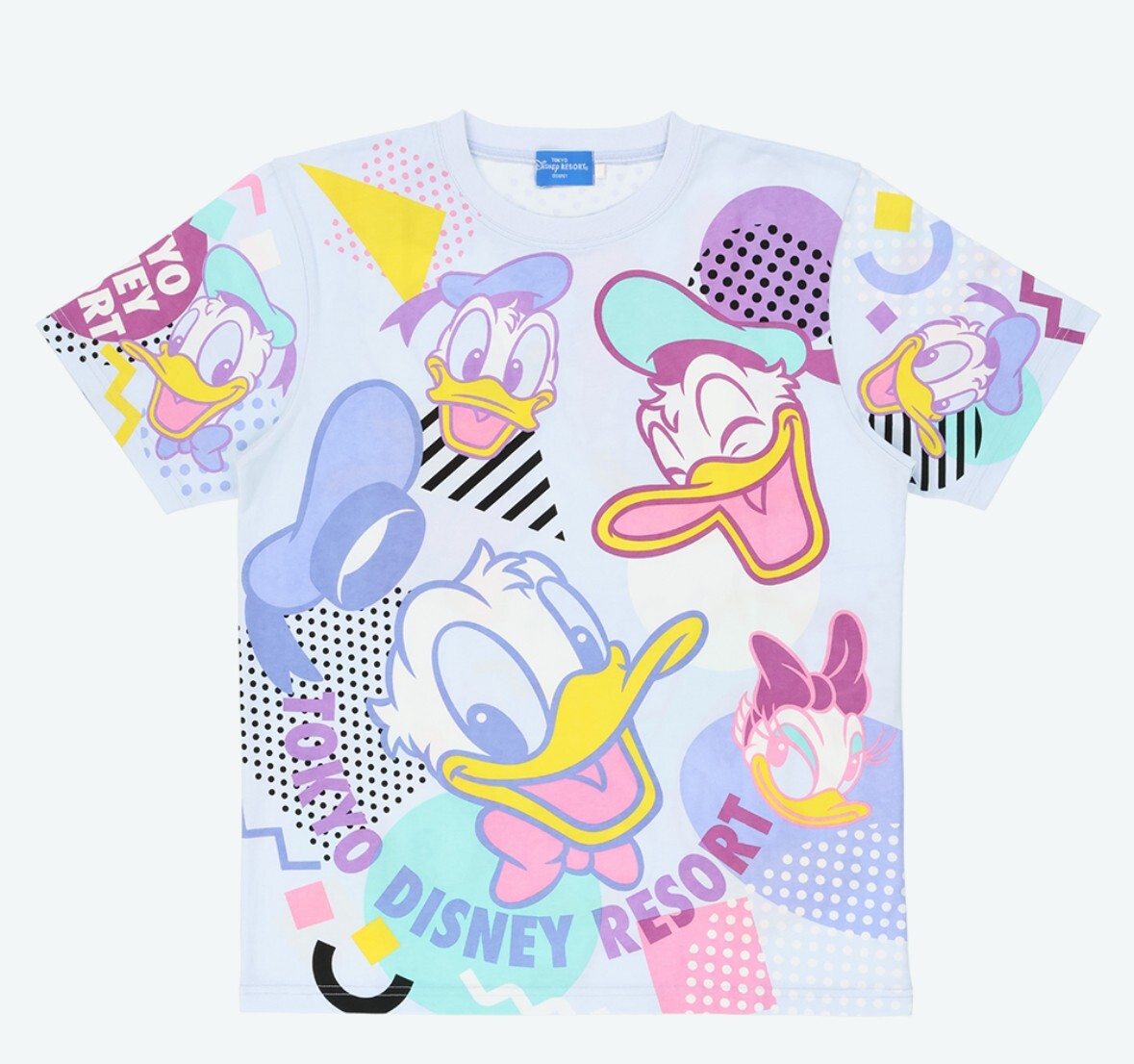 Japan Tokyo Disney Resort Donald Duck T-shirt 2025 limited Daisy Duck