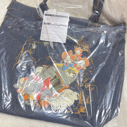 Japan Tokyo Disney Resort Big Thunder Mountain Mickey Donald Goofy Tote Bag