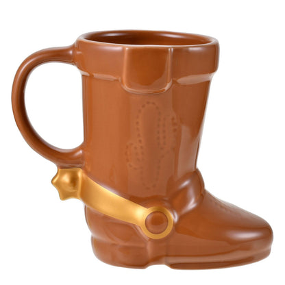 Japan Tokyo Disney Store Woody Mug Boots Toy Story Western