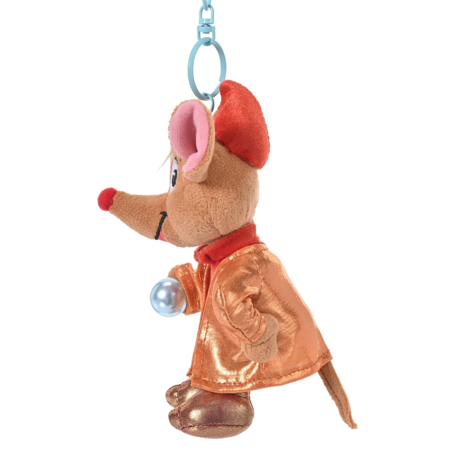 Japan Tokyo Disney Store Jack Plush Toy Keychain Blue Pearl Cinderella Friends