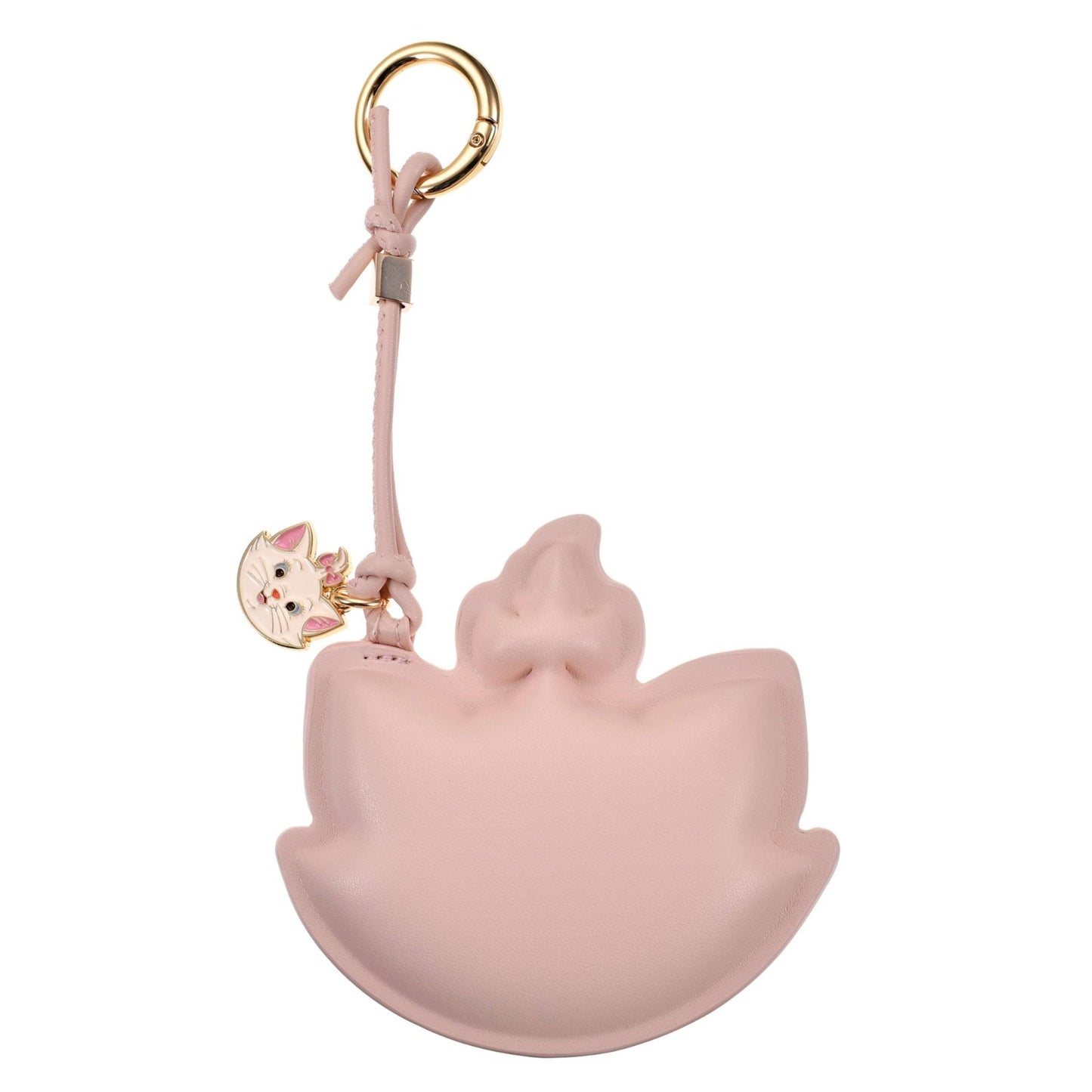 Japan Tokyo Disney Store Marie Bag Charm with Mirror Carabiner Fashion Charm