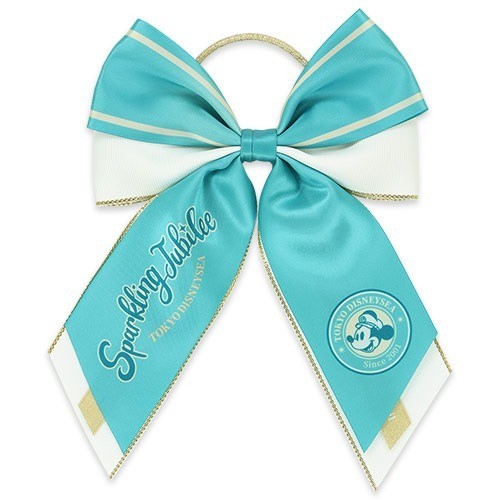 Japan Tokyo Disney Resort Sea 25th Sparkling Jubilee Hair Tie Ribbon