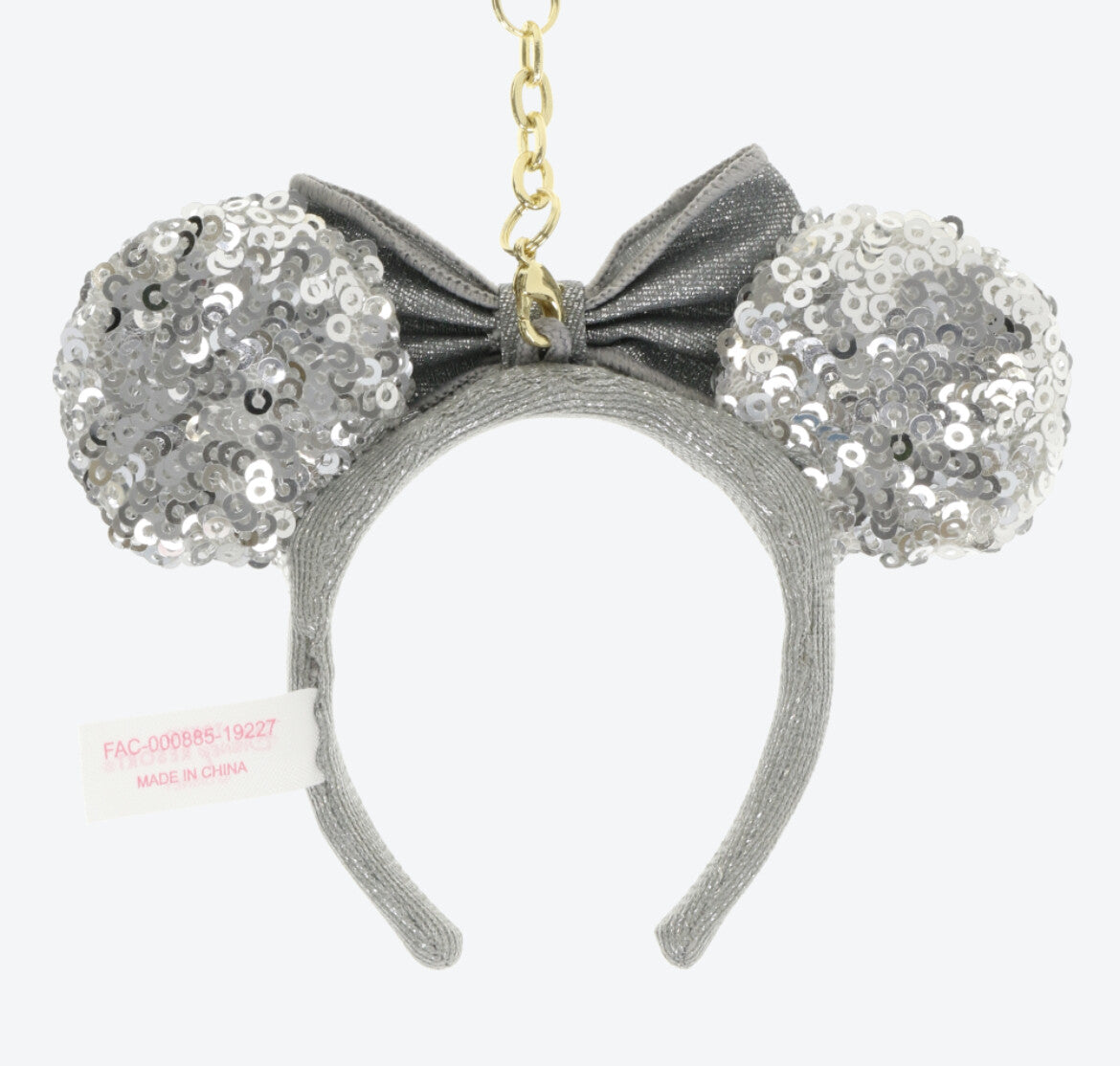 Japan Tokyo Disney Resort mickey Minnie Sequin Headband Ears nuiMOs Keychain　　　