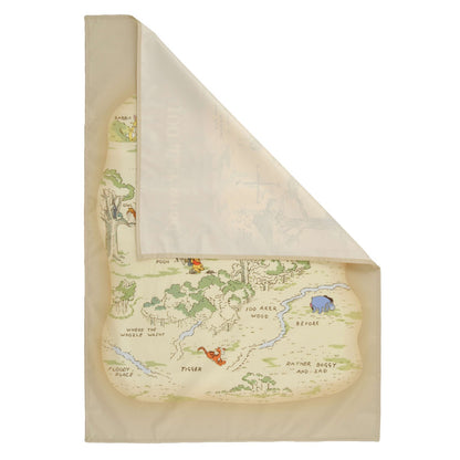 Japan Tokyo Disney Store Pooh and Friends Picnic Sheet S Pouch Map Compact