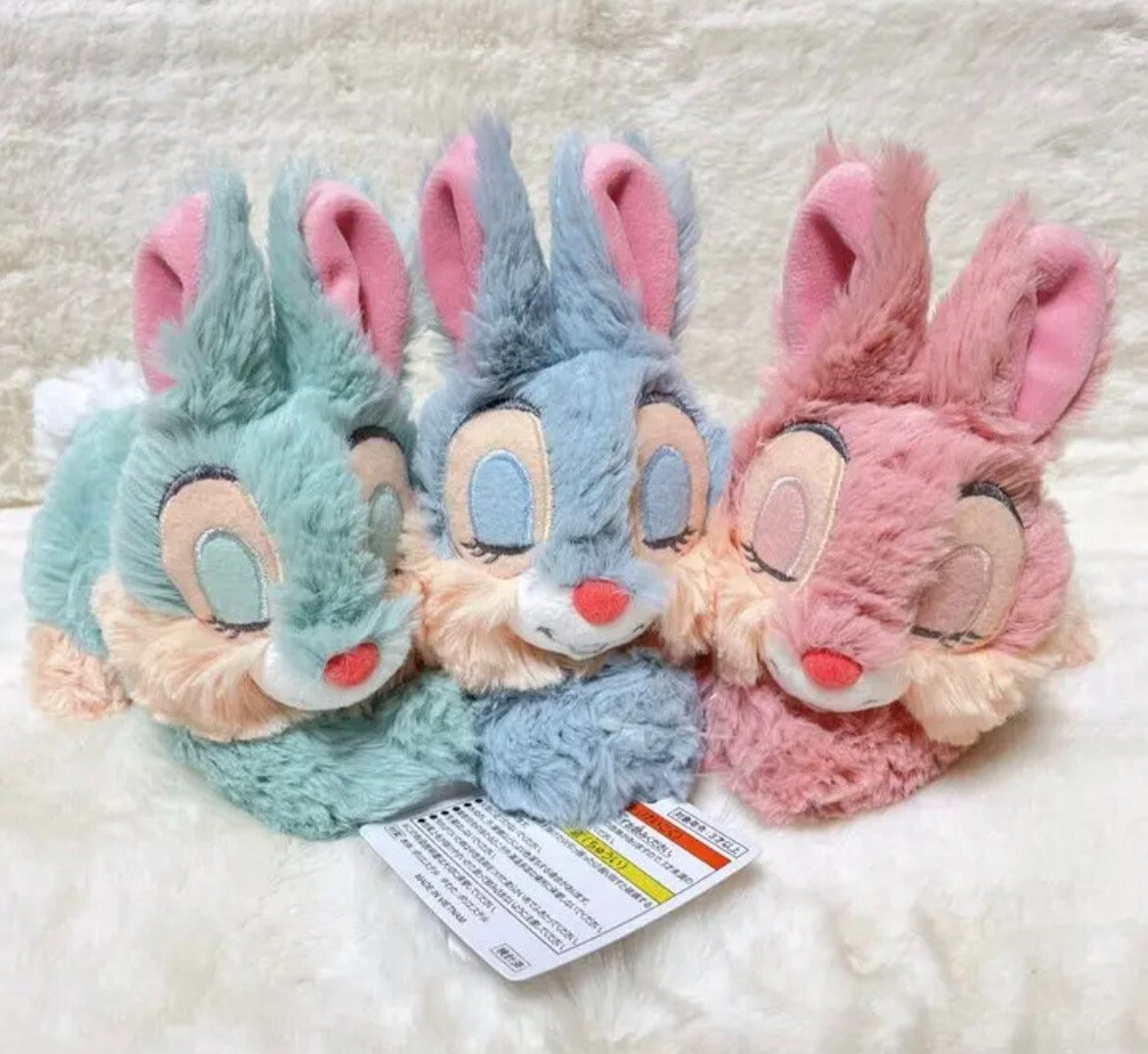 Japan Tokyo Disney Sea Resort Miss Bunny Colorful Rabbit Plush Toy Fluffy 2022