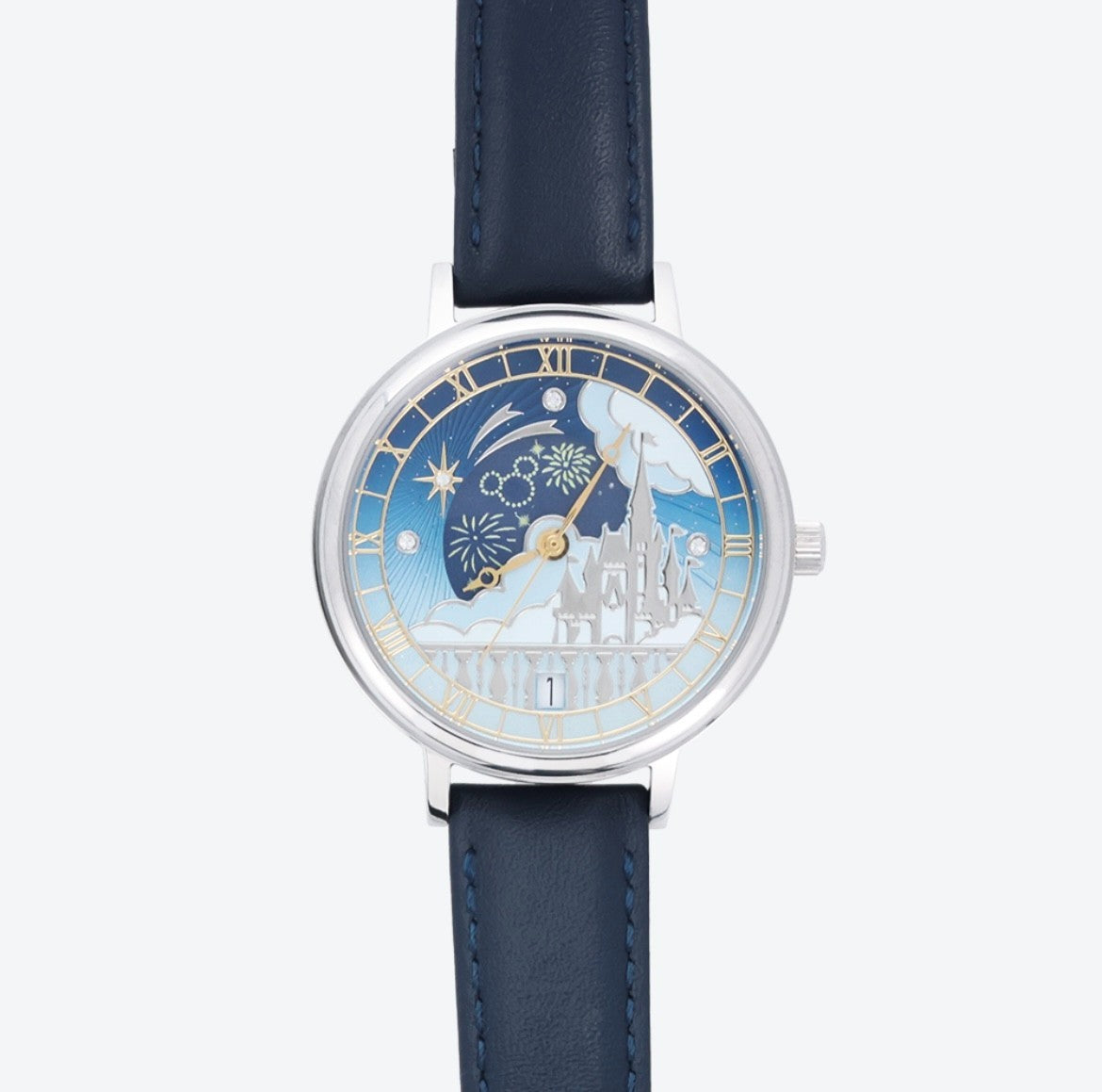 Japan Tokyo Disney Resort Mickey Mouse Watch Blue Boxed With Calendar 2025
