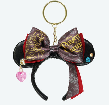 Japan Tokyo Disney Resort Pirates of the Caribbean Minnie Ears Keychain 2025
