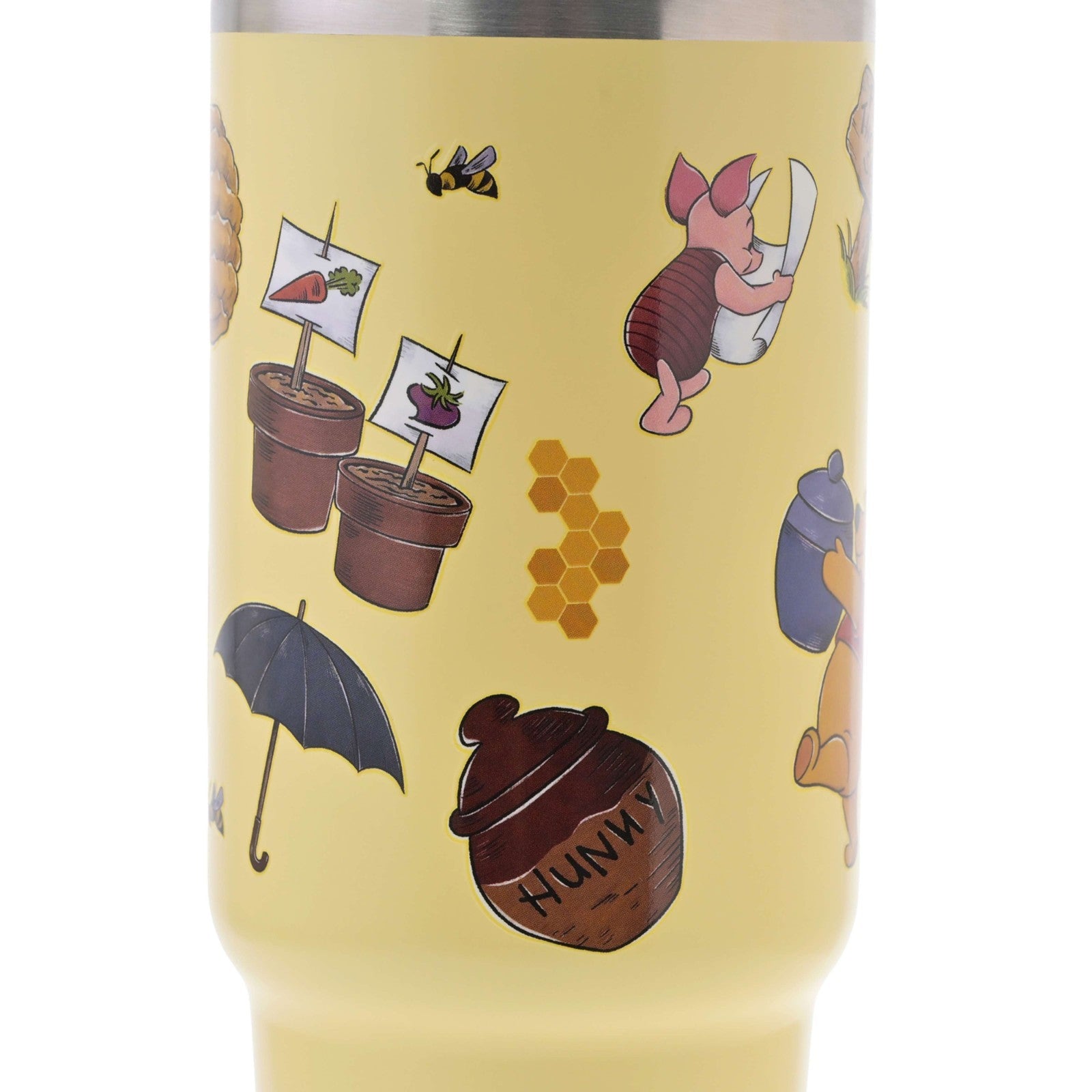 Japan Tokyo Disney Store Pooh Stainless Steel Tumbler Holiday Drinkware