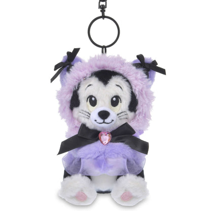 Japan Tokyo Disney Store Figaro Plush Toy Keychain CAT MINNIE AND FIGARO