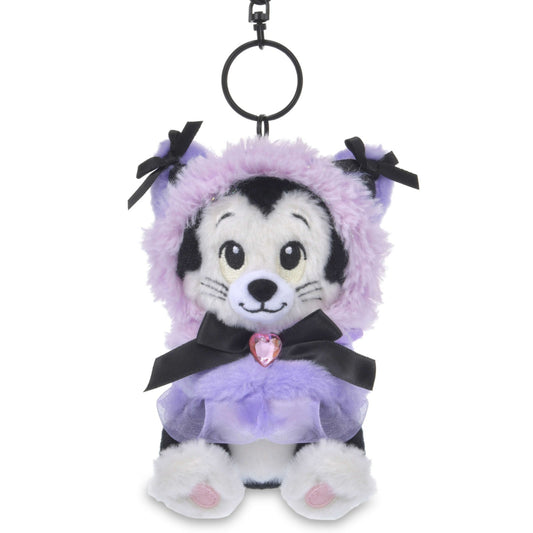 Japan Tokyo Disney Store Figaro Plush Toy Keychain CAT MINNIE AND FIGARO