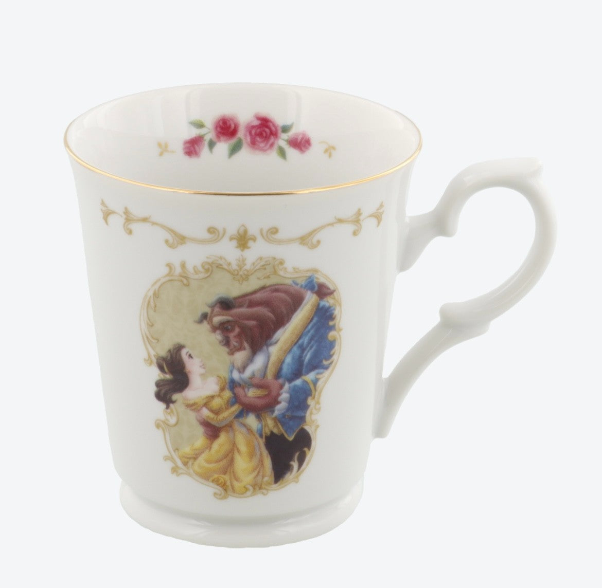 Japan Tokyo Disney Resort Beauty And The Beast Mug Belle Rose Cafe Time 2025