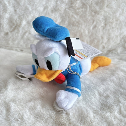 Japan Tokyo Disney Resort Donald Duck Sticky Plush Shoulder clip Keychain